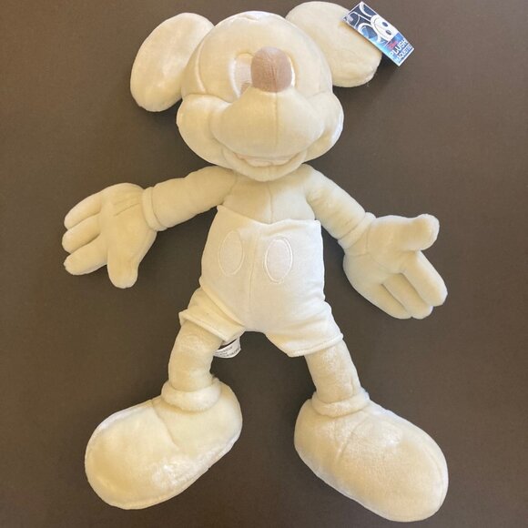 Mickey Mouse Maquette Plush Disney Authentic Pattern Design Model Prototype NWT - Picture 1 of 16